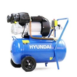 Hyundai 50L Air Compressor, 14CFM/116psi, Direct Drive V-Twin, 3HP