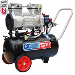 SIP DD 1.5hp 24ltr Ultra Low Noise Oil-Free Compressor