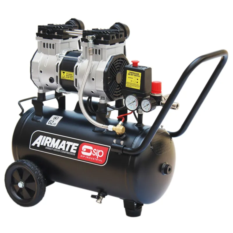 SIP DD 2hp 24ltr Low Noise Oil-Free Compressor SIP DD 2hp 24ltr Low Noise Oil-Free Compressor