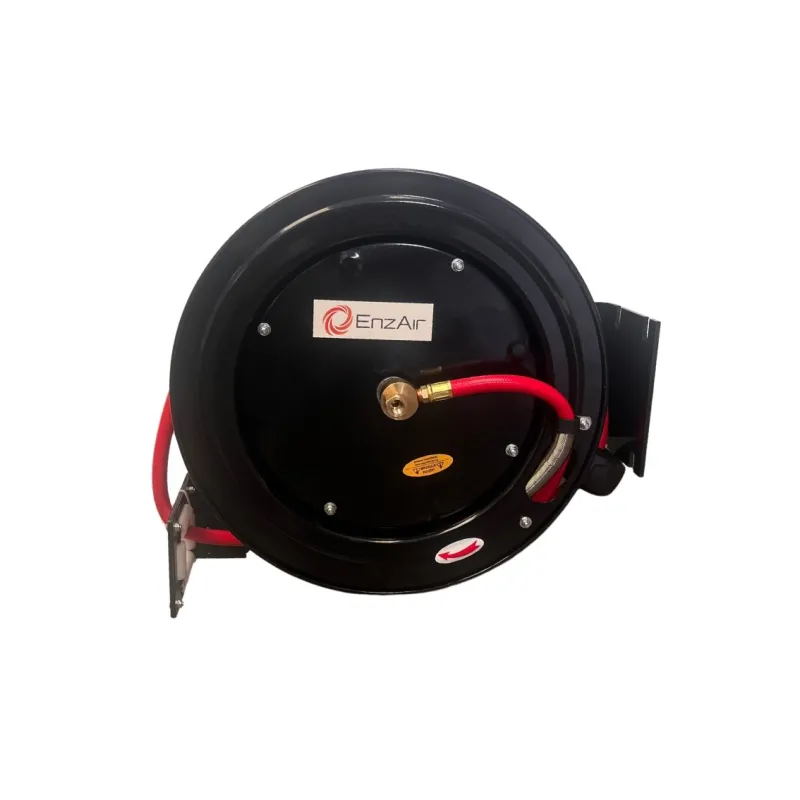 EnzAir 1/4" 20 Metre Steel Air Hose Reel