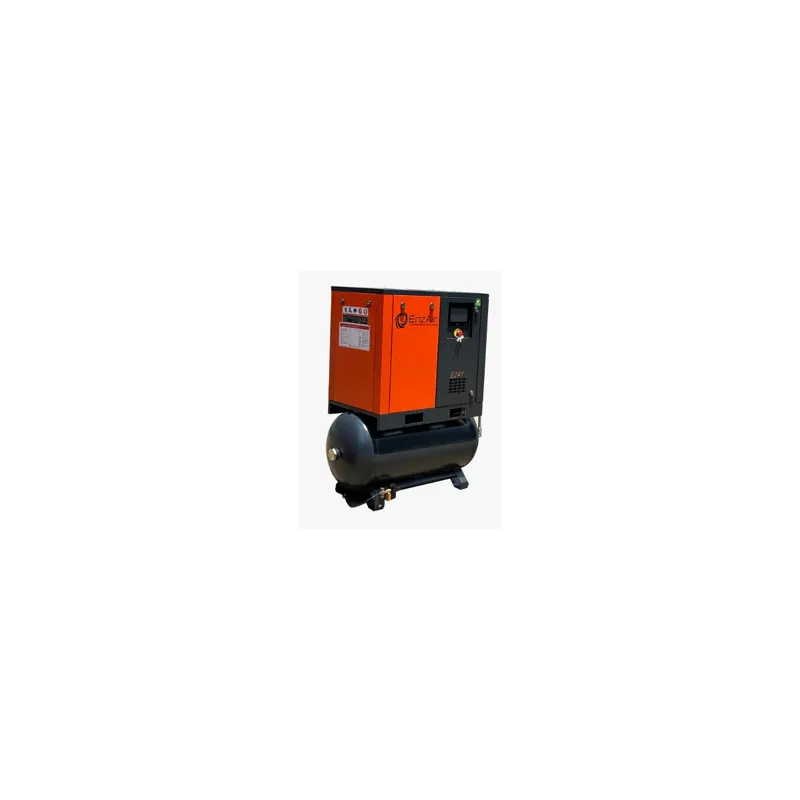 ENZAIR EZ4 T FIXED SPEED ROTARY SCREW AIR COMPRESSOR 4KW 5.5HP 16CFM 10BAR 210L TANK