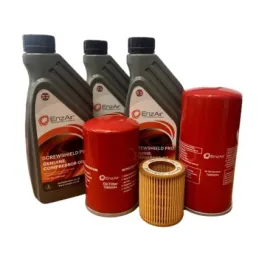 EnzAir VA2/5 Maintenance Kit 728E2051 with EnzAir Screwshield Pro Compressor Oil