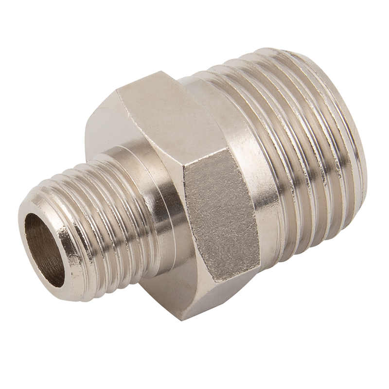 1/8" BSPT Male x 3/8" BSPT Male Equal Male Adaptor