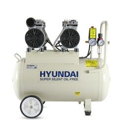 Hyundai 50 Litre Air Compressor, 11CFM/118psi, Oil Free, Low Noise, Electric 2hp | HY27550